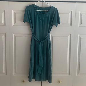 Wool& Cora dress in teal size small
